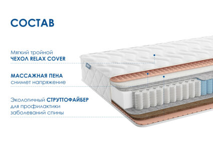 Матрас Димакс Relmas Solid 3Zone 23
