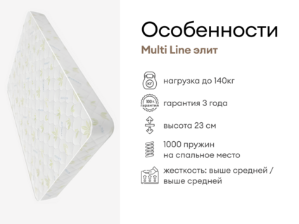 Матрас Мистер Слип Multi Line элит 35