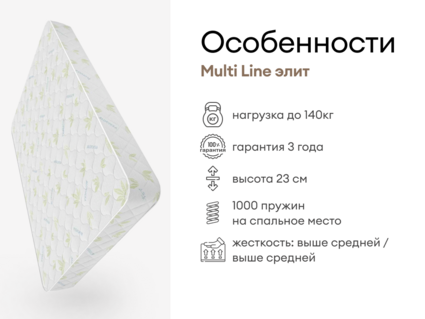 Матрас Мистер Слип Multi Line элит 35