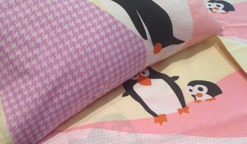 Комплект постельного белья Ясельное Kariguz Пингвины