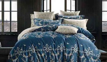 Комплект постельного белья синее Tango TIS-839