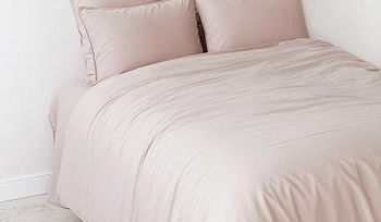 Комплект постельного белья розовое BOVI SOFT SATEEN пудровый